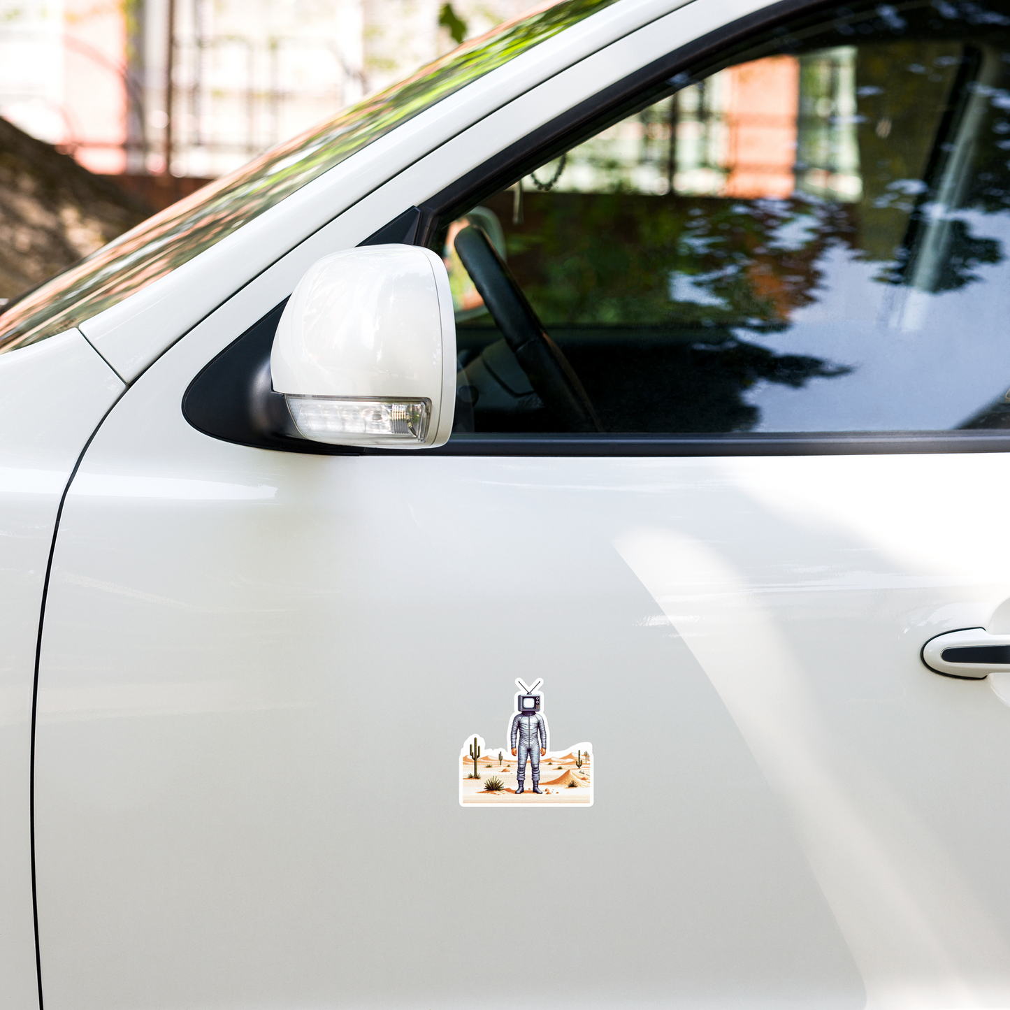 "TV Man" Vinyl Sticker