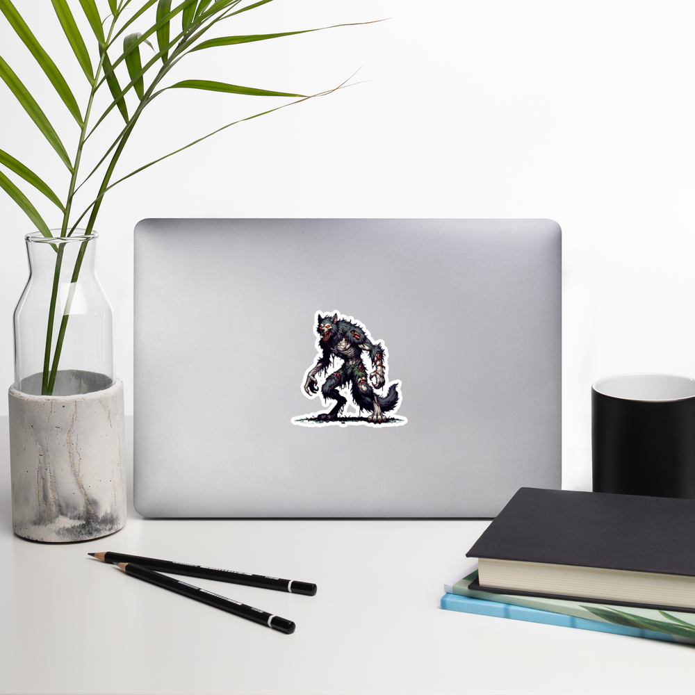 "Zombie Werewolf" Vinyl Sticker