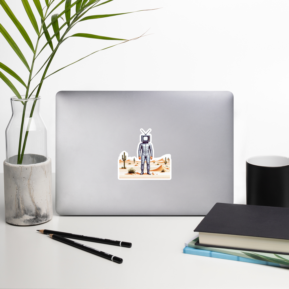 "TV Man" Vinyl Sticker