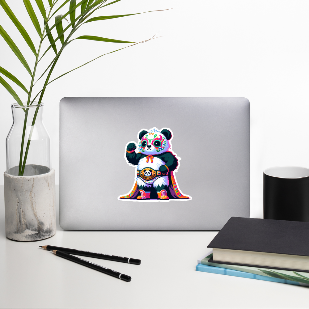 "Lucha-Panda-Dor" Vinyl Sticker