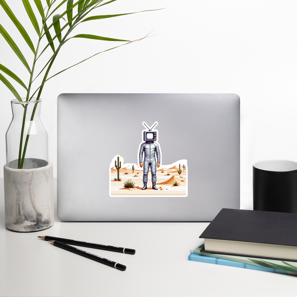 "TV Man" Vinyl Sticker