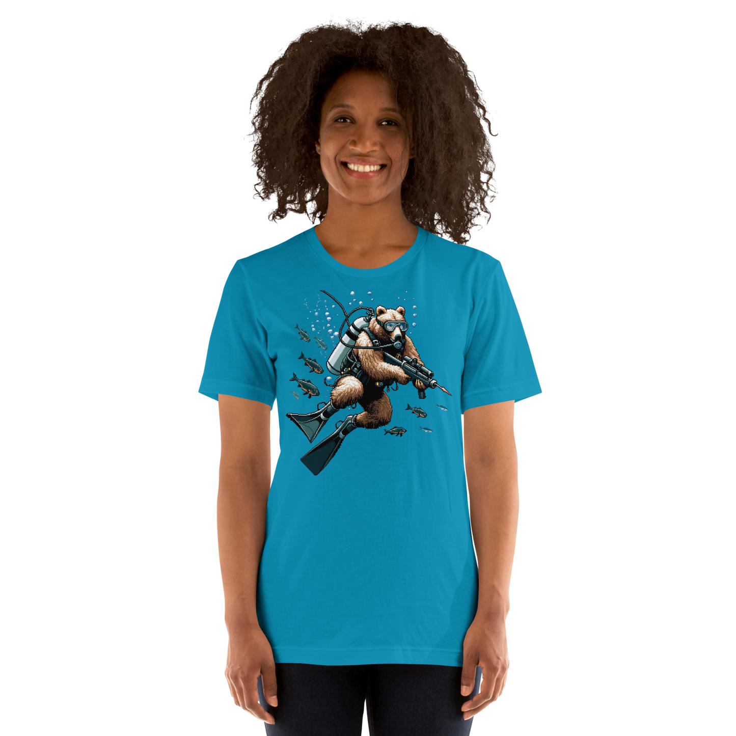 "Scuba Bear" Unisex Shirt