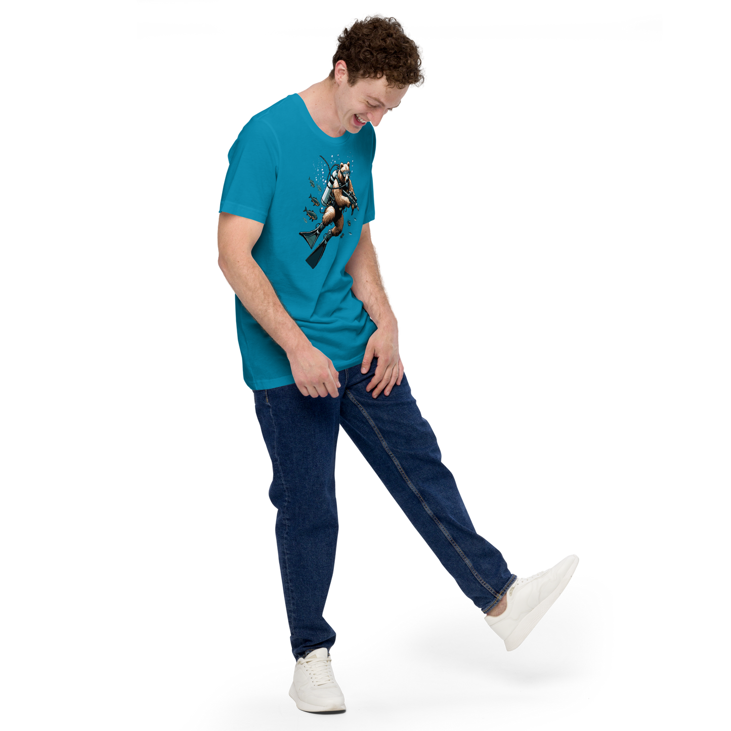 "Scuba Bear" Unisex Shirt