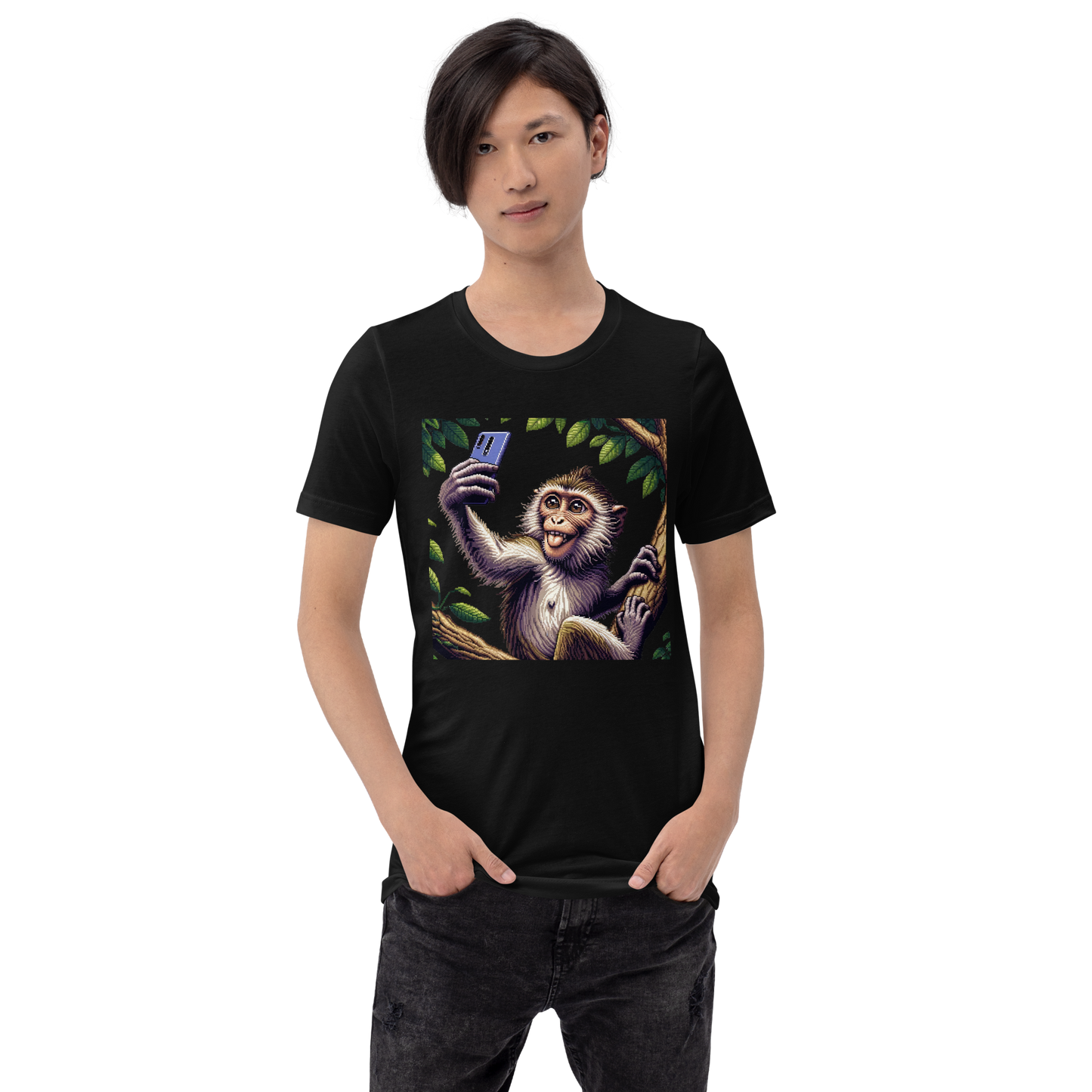"Monkey Selfie" Unisex Shirt
