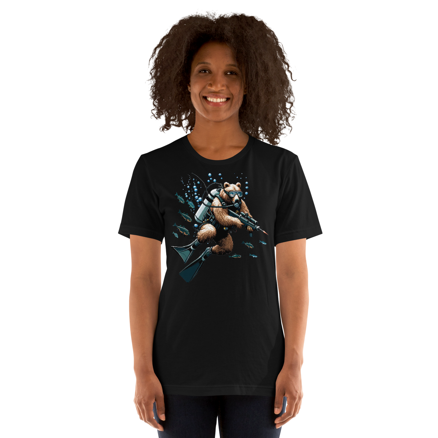 "Scuba Bear" Unisex Shirt