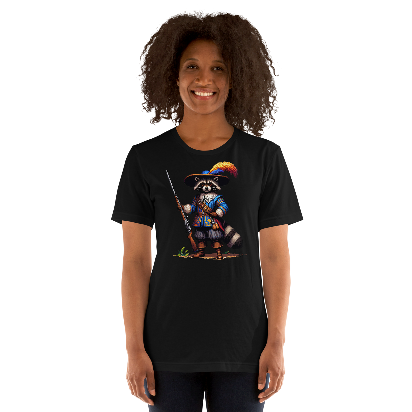 "Raccoon Musketeer" Unisex Shirt