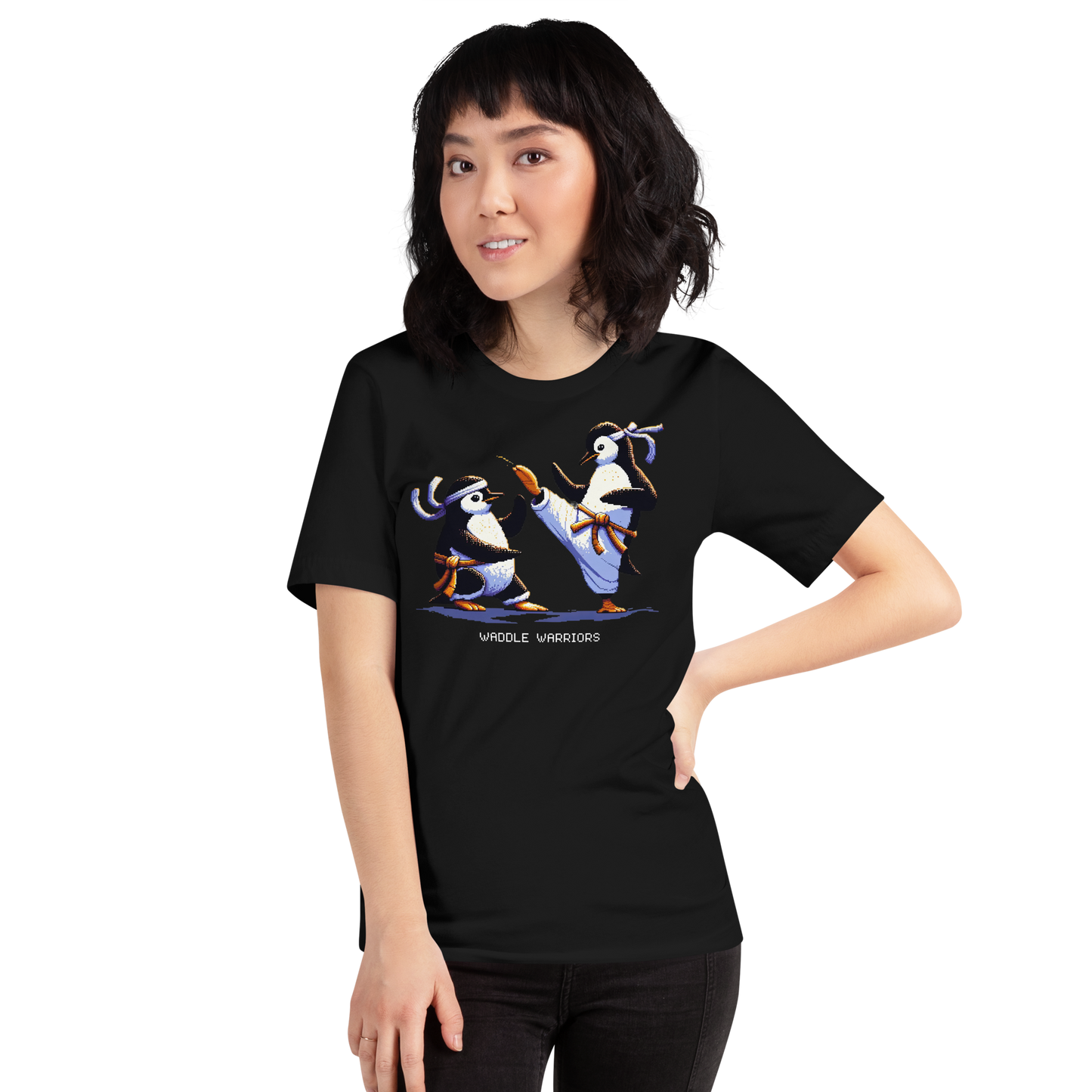 "Kung Fu Penguins" Unisex Shirt w/ Text