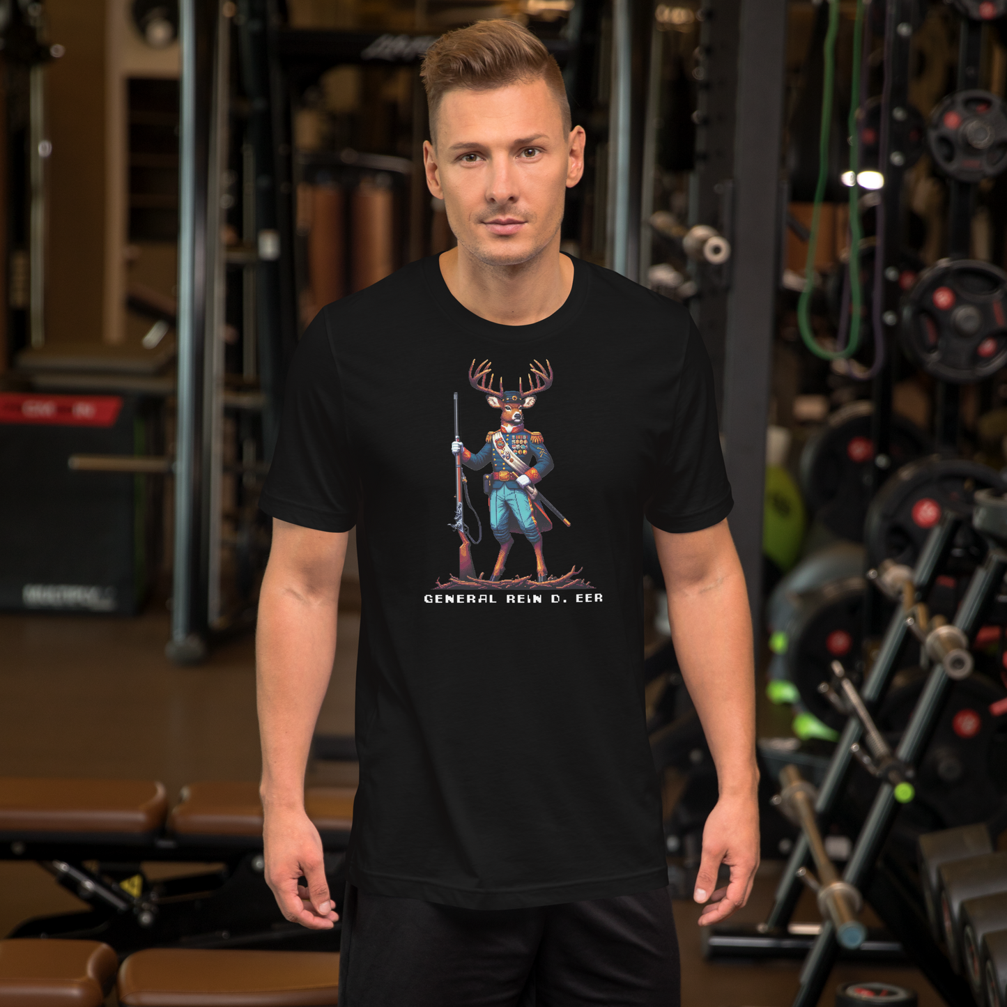 "General Rein D. Eer" Unisex Shirt w/ Text