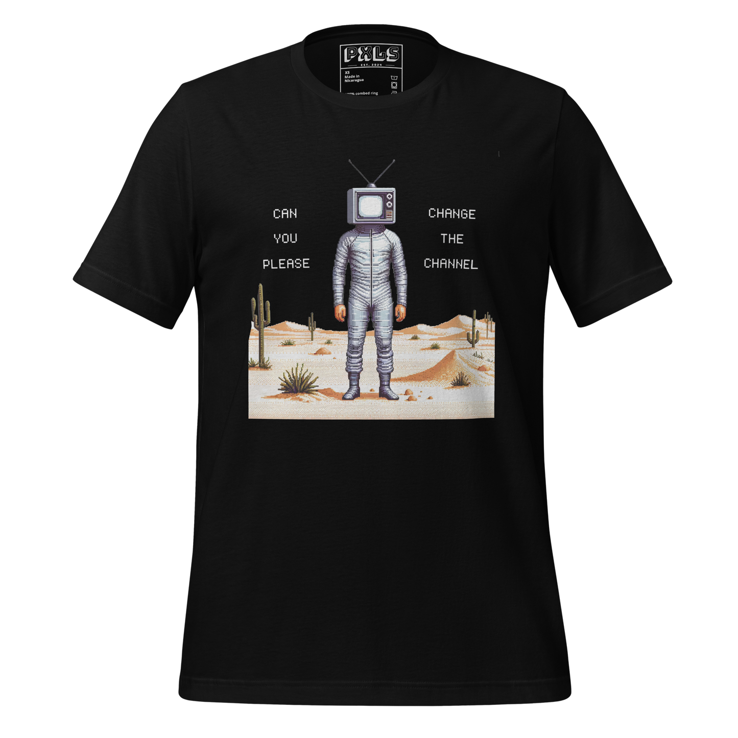 "TV Man" Unisex Shirt w/ Text