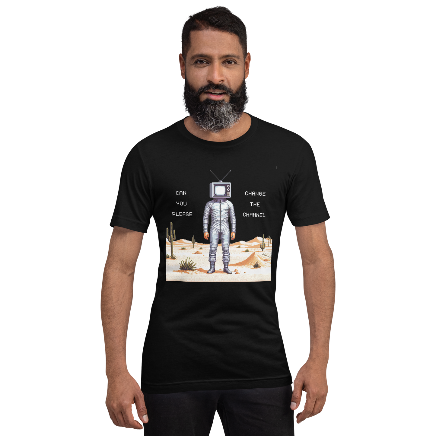 "TV Man" Unisex Shirt w/ Text