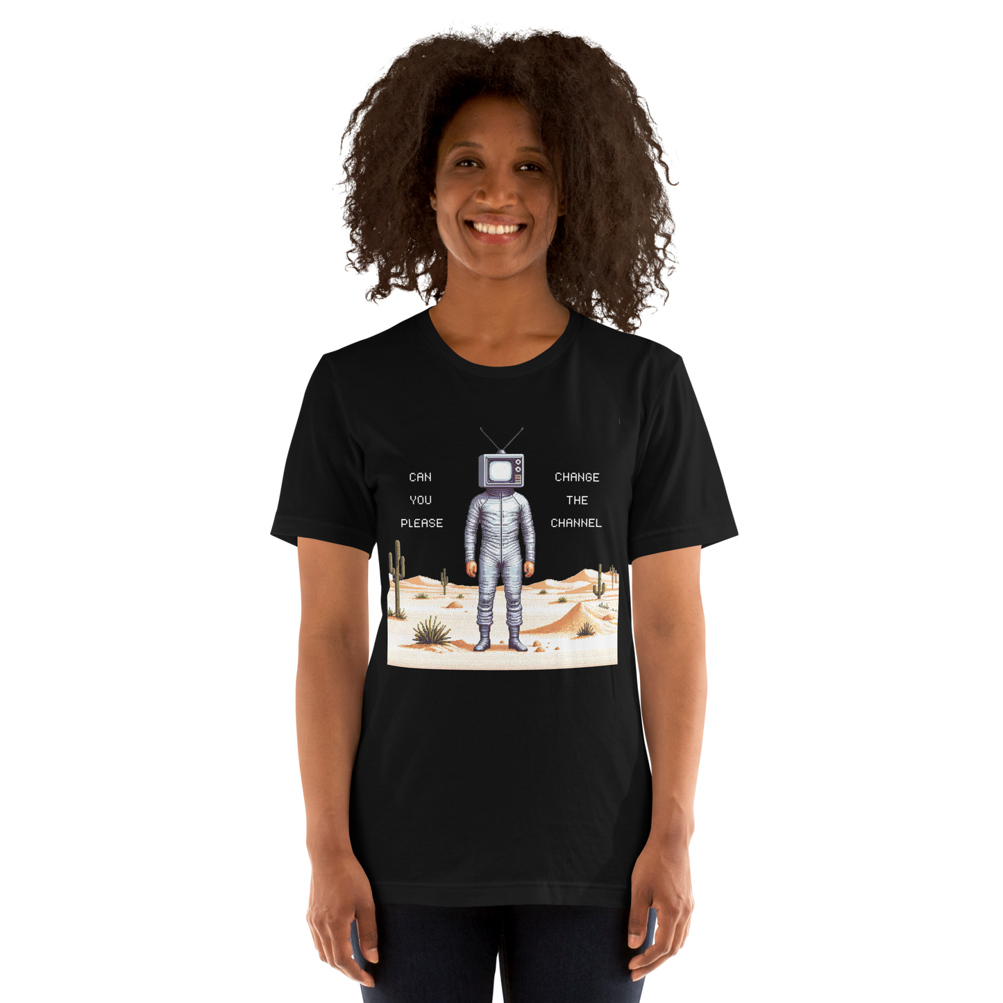 "TV Man" Unisex Shirt w/ Text
