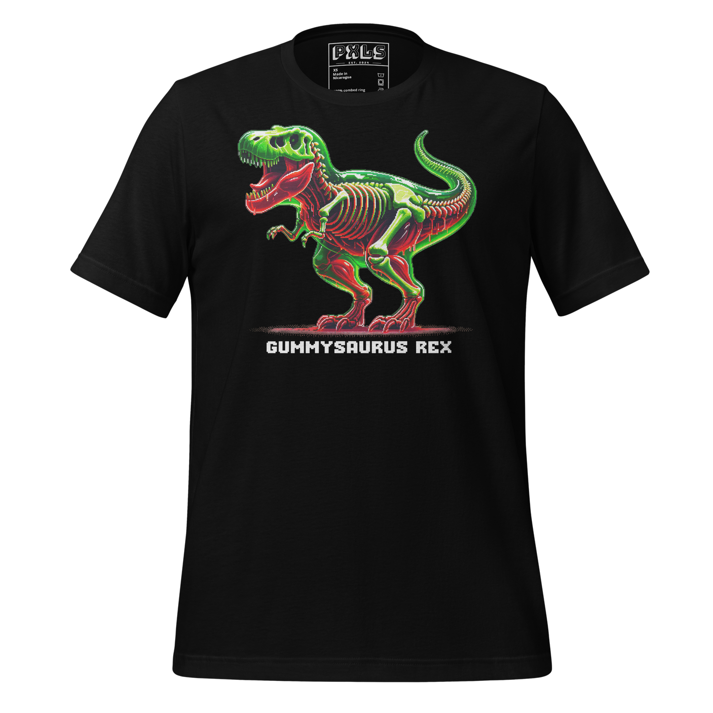 "Gummysaurus Rex" Unisex Shirt w/ Text