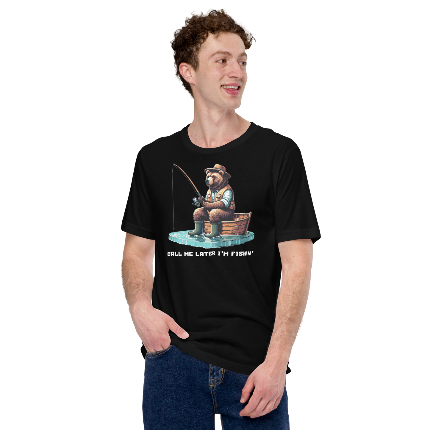 "Gone Fishin" Unisex Shirt w/ Text