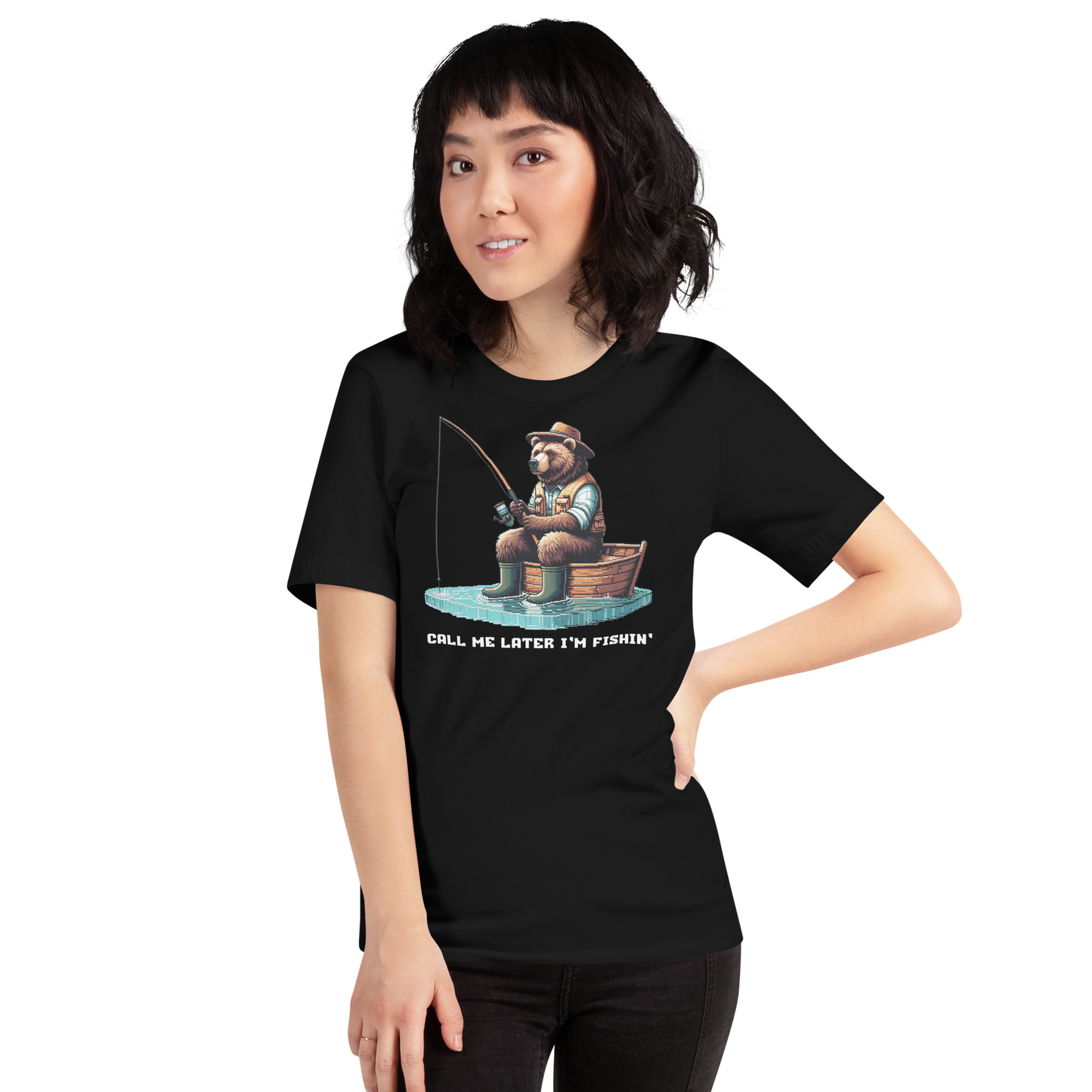 "Gone Fishin" Unisex Shirt w/ Text