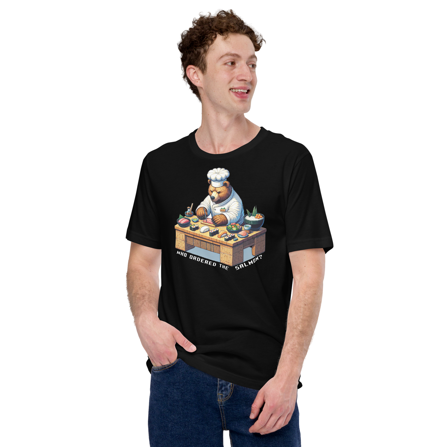 "Sushi Bear" Unisex Shirt w/ Text