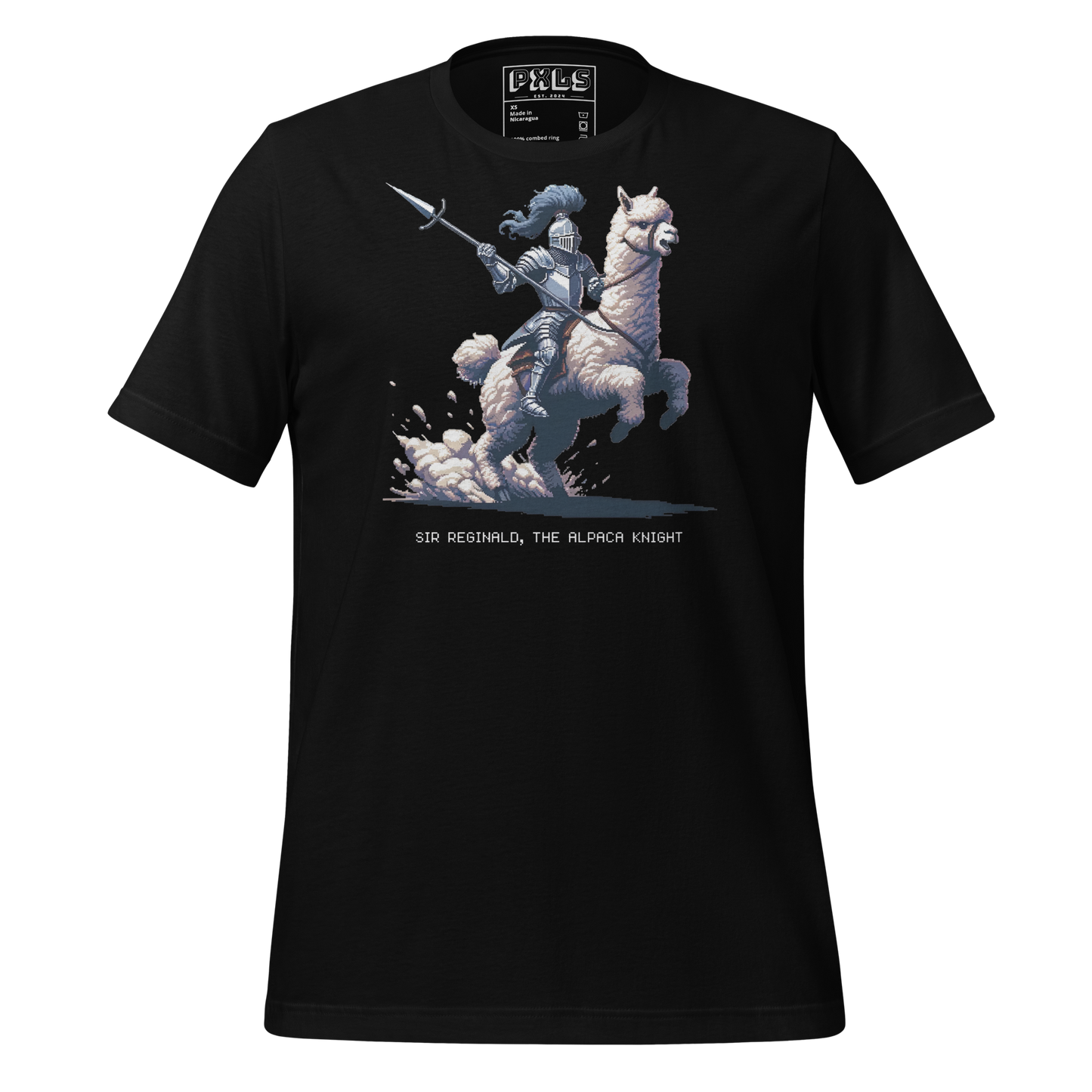 "Alpaca Knight" Unisex Shirt w/ Text