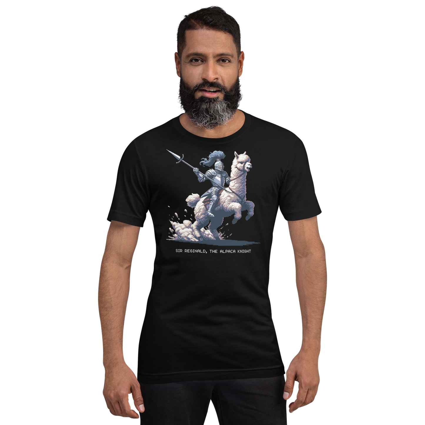 "Alpaca Knight" Unisex Shirt w/ Text
