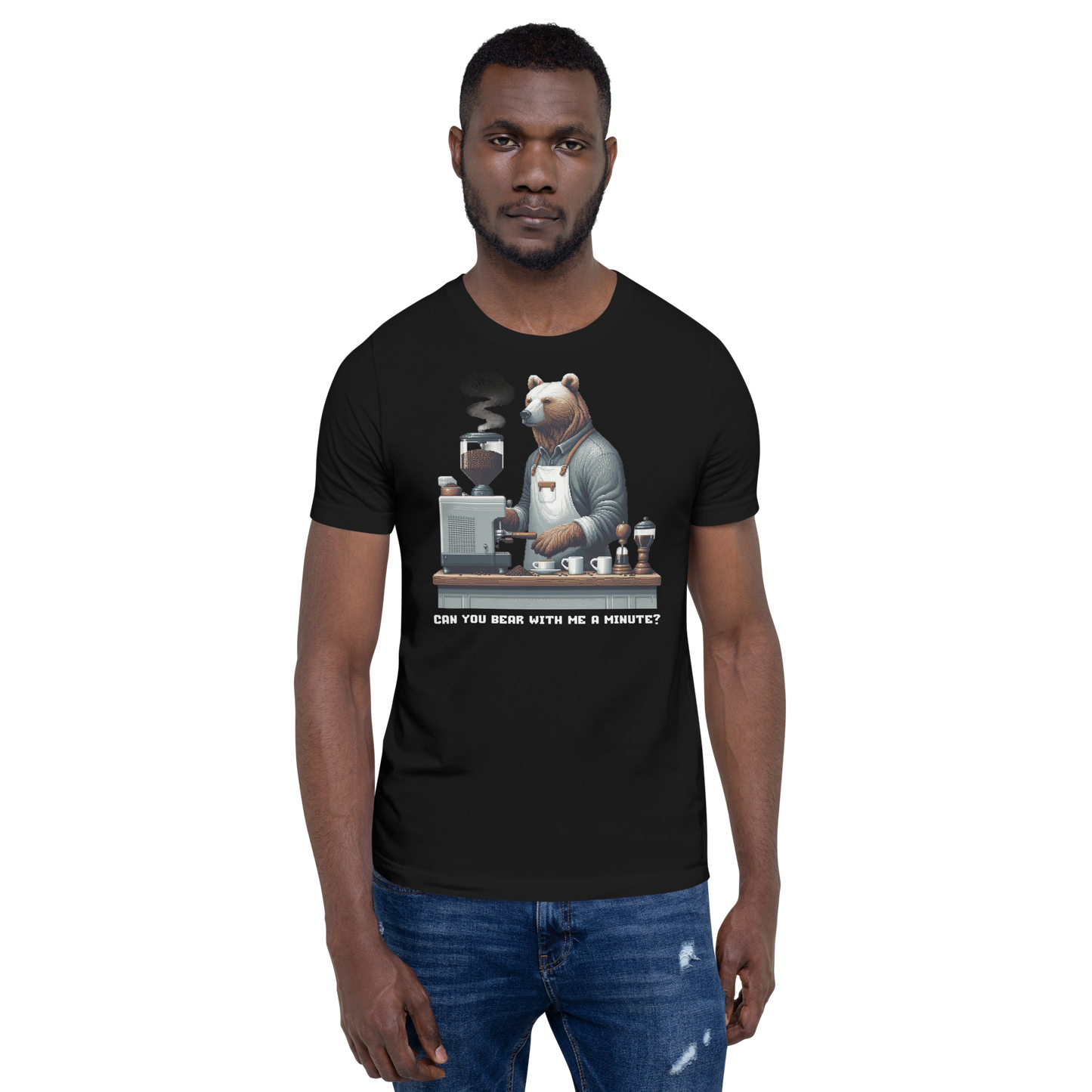 "Bearista" Unisex Shirt w/ Text