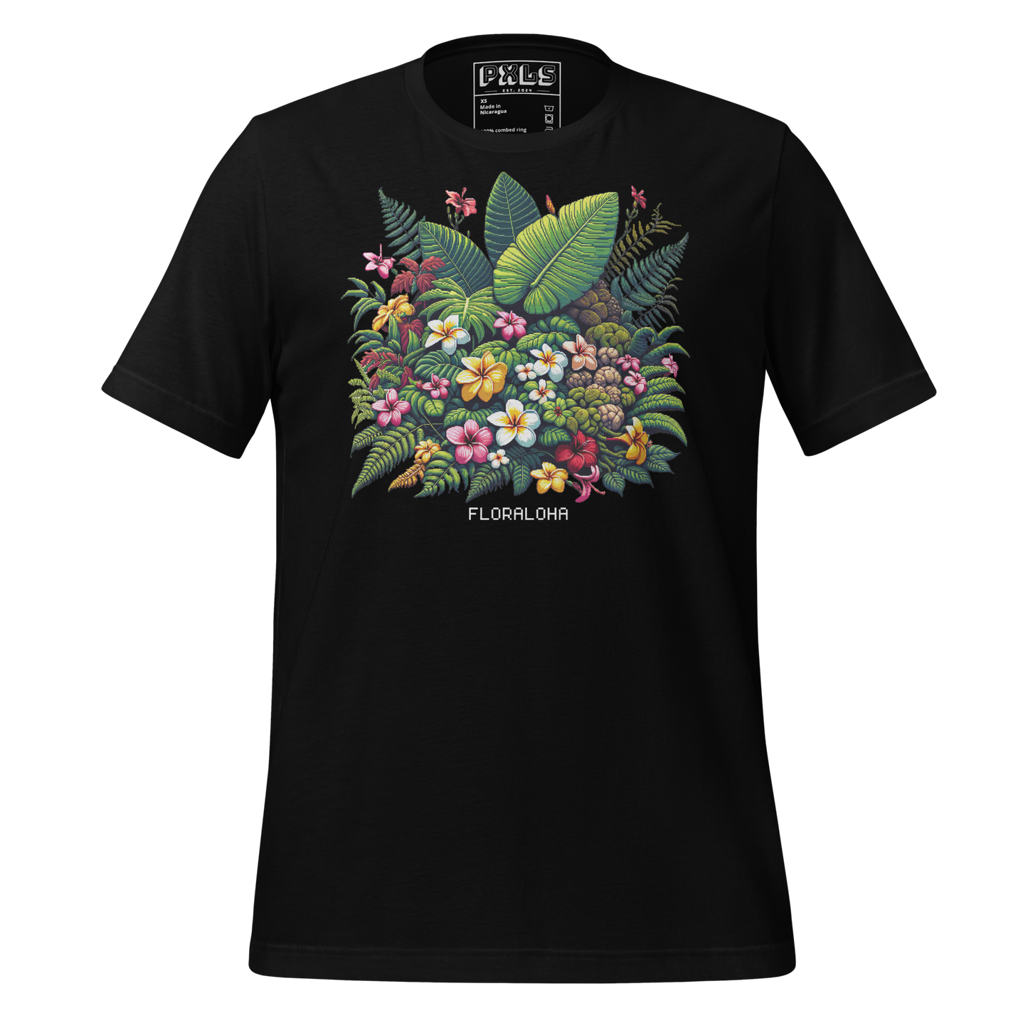 "Floraloha" Unisex Shirt w/ Text