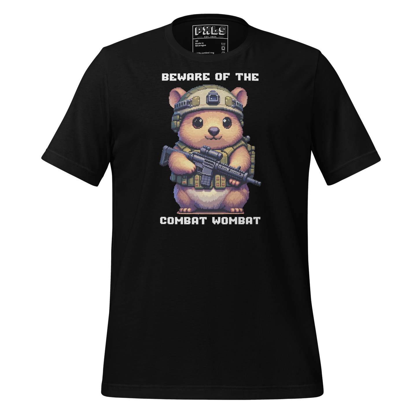 "Combat Wombat" Unisex Shirt w/ Text