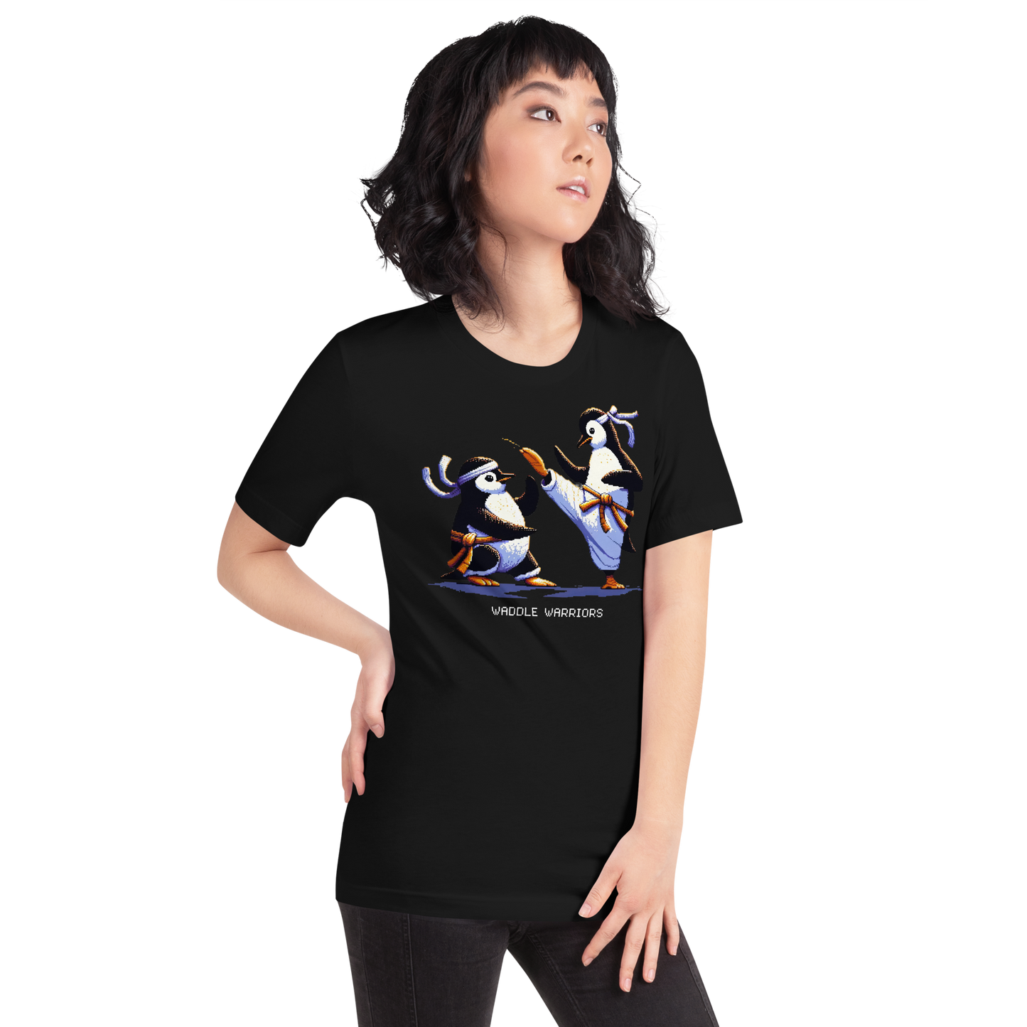 "Kung Fu Penguins" Unisex Shirt w/ Text