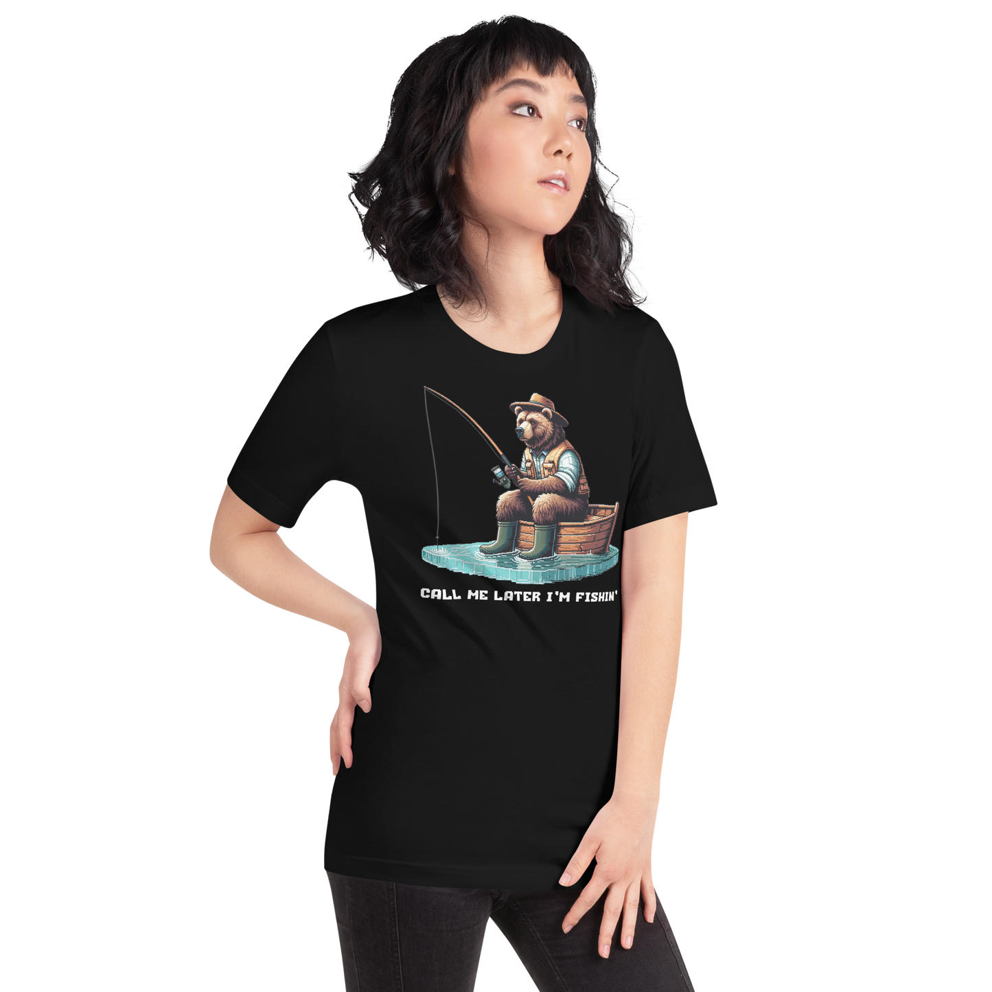 "Gone Fishin" Unisex Shirt w/ Text