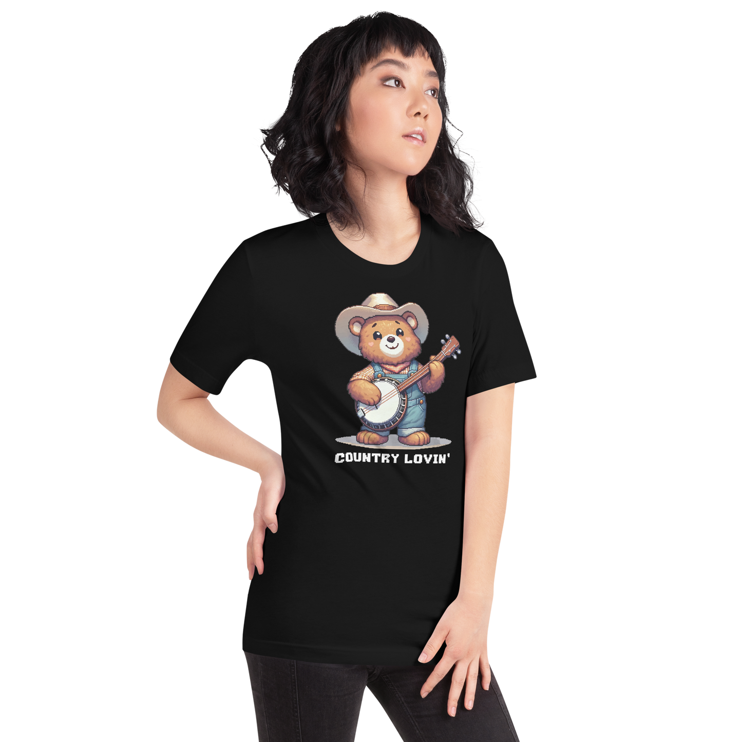 "Country Bear" Unisex Shirt w/ Text