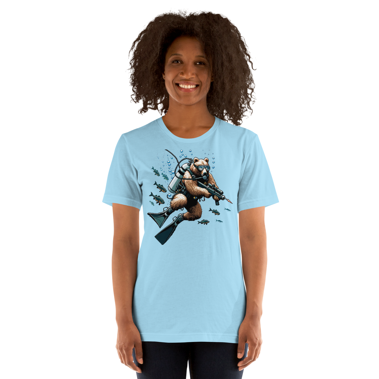 "Scuba Bear" Unisex Shirt