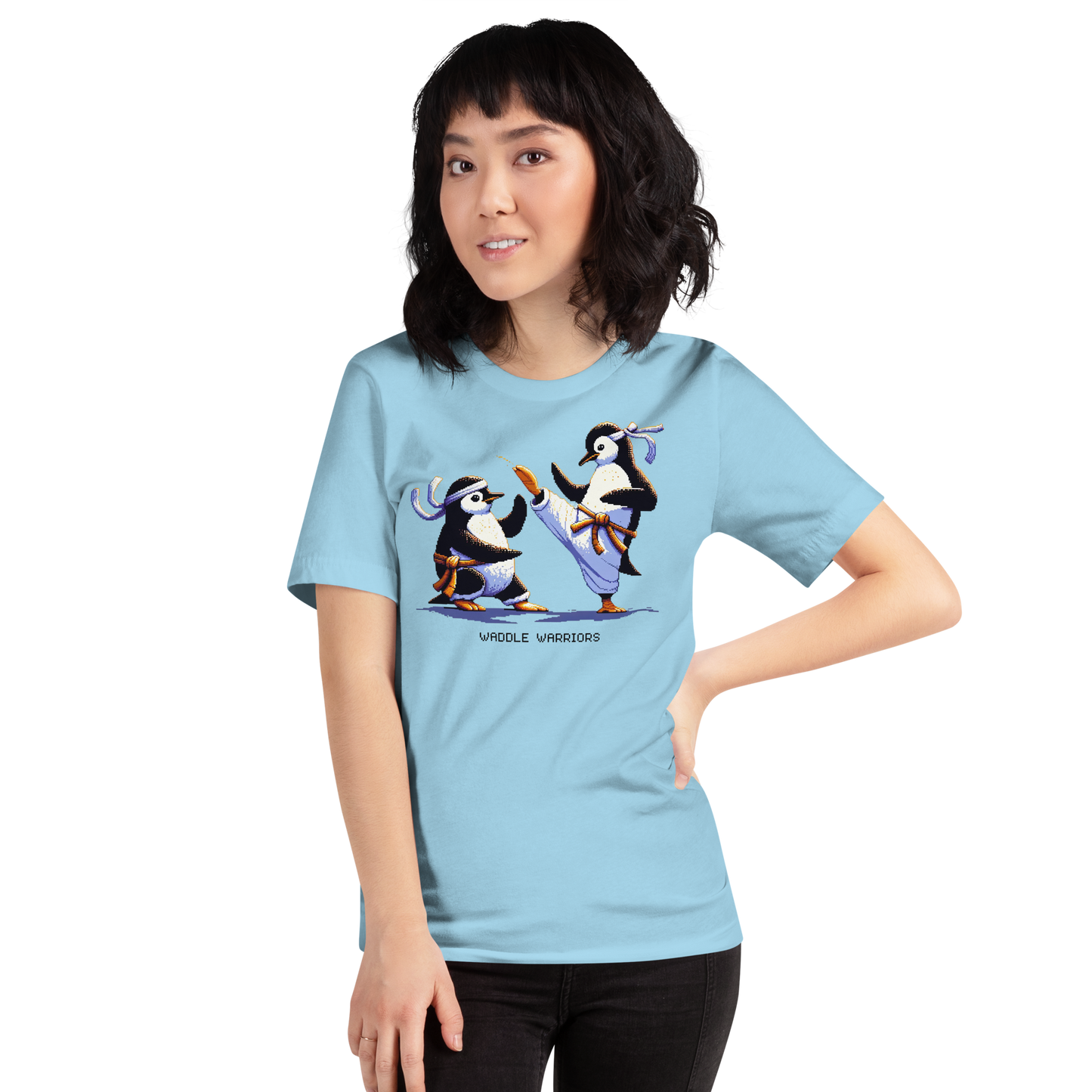 "Kung Fu Penguins" Unisex Shirt w/ Text