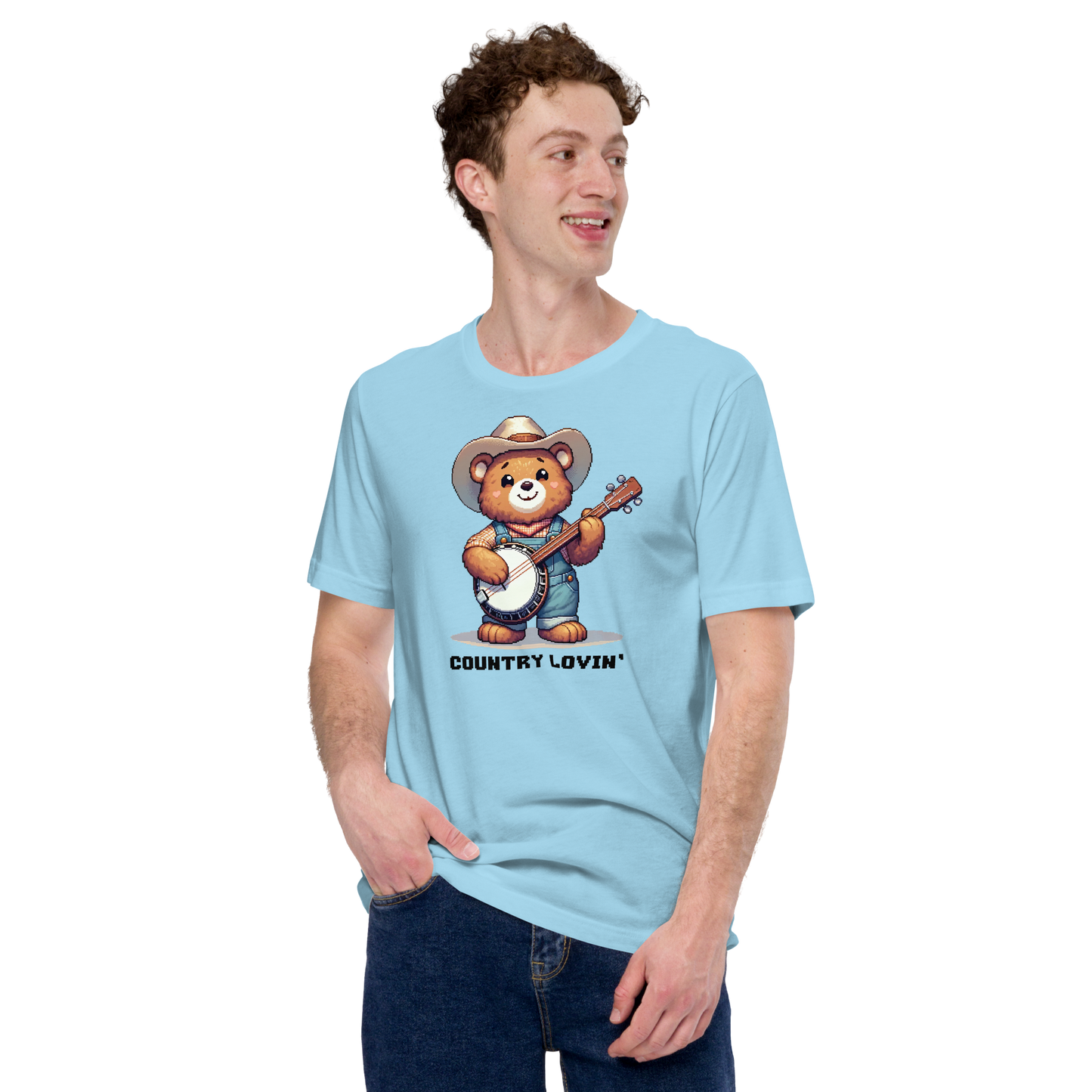 "Country Bear" Unisex Shirt w/ Text
