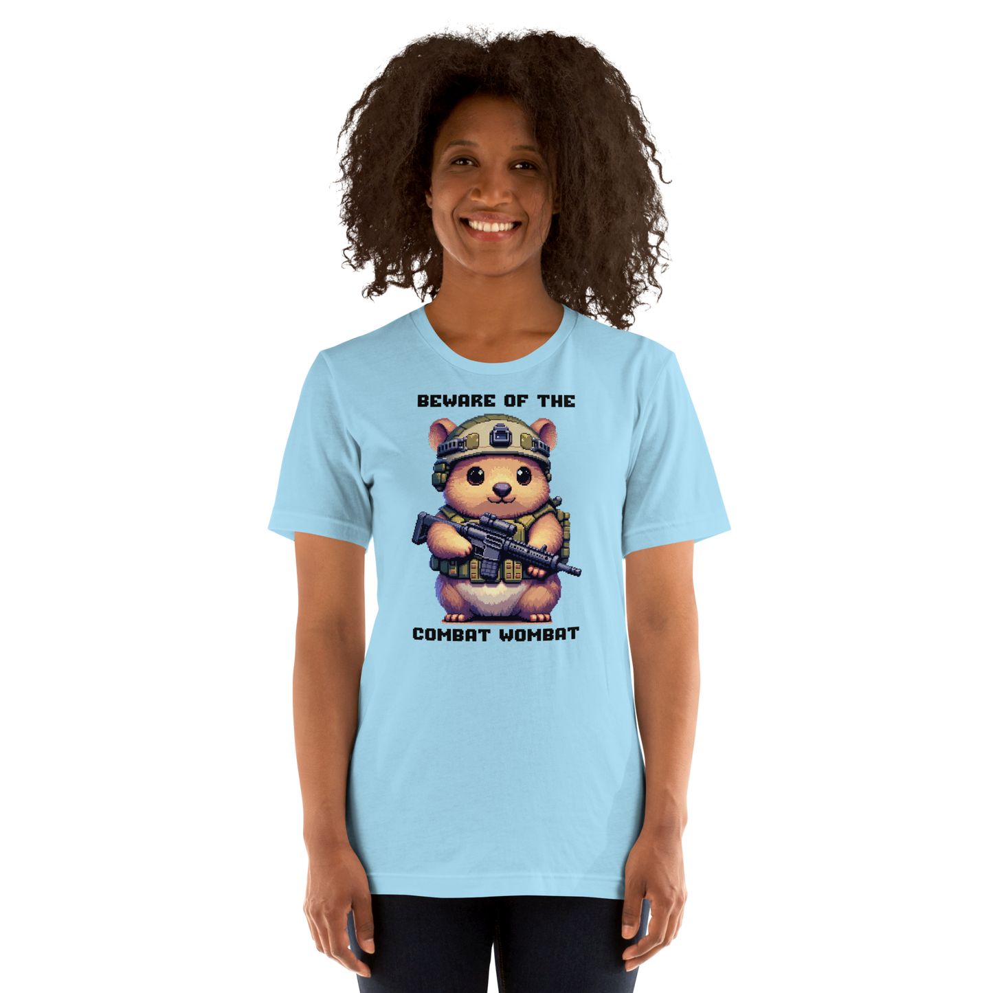 "Combat Wombat" Unisex Shirt w/ Text