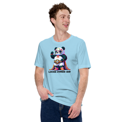 "Lucha-Panda-Dor" Unisex Shirt w/ Text