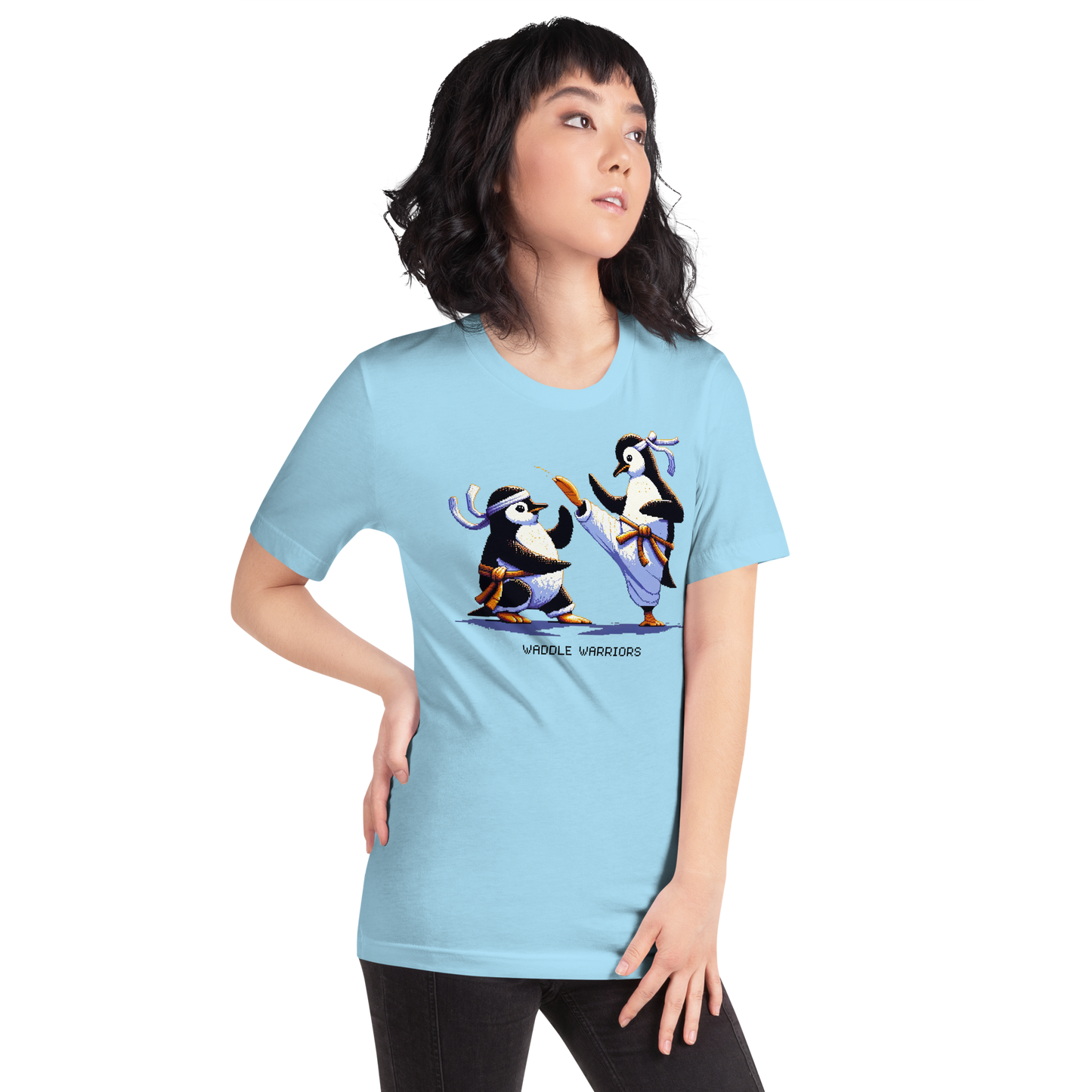 "Kung Fu Penguins" Unisex Shirt w/ Text