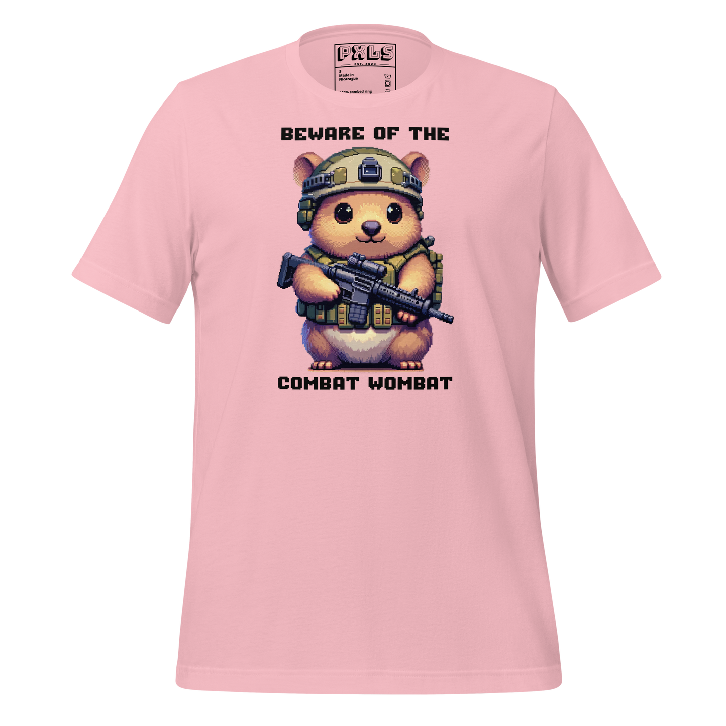 "Combat Wombat" Unisex Shirt w/ Text