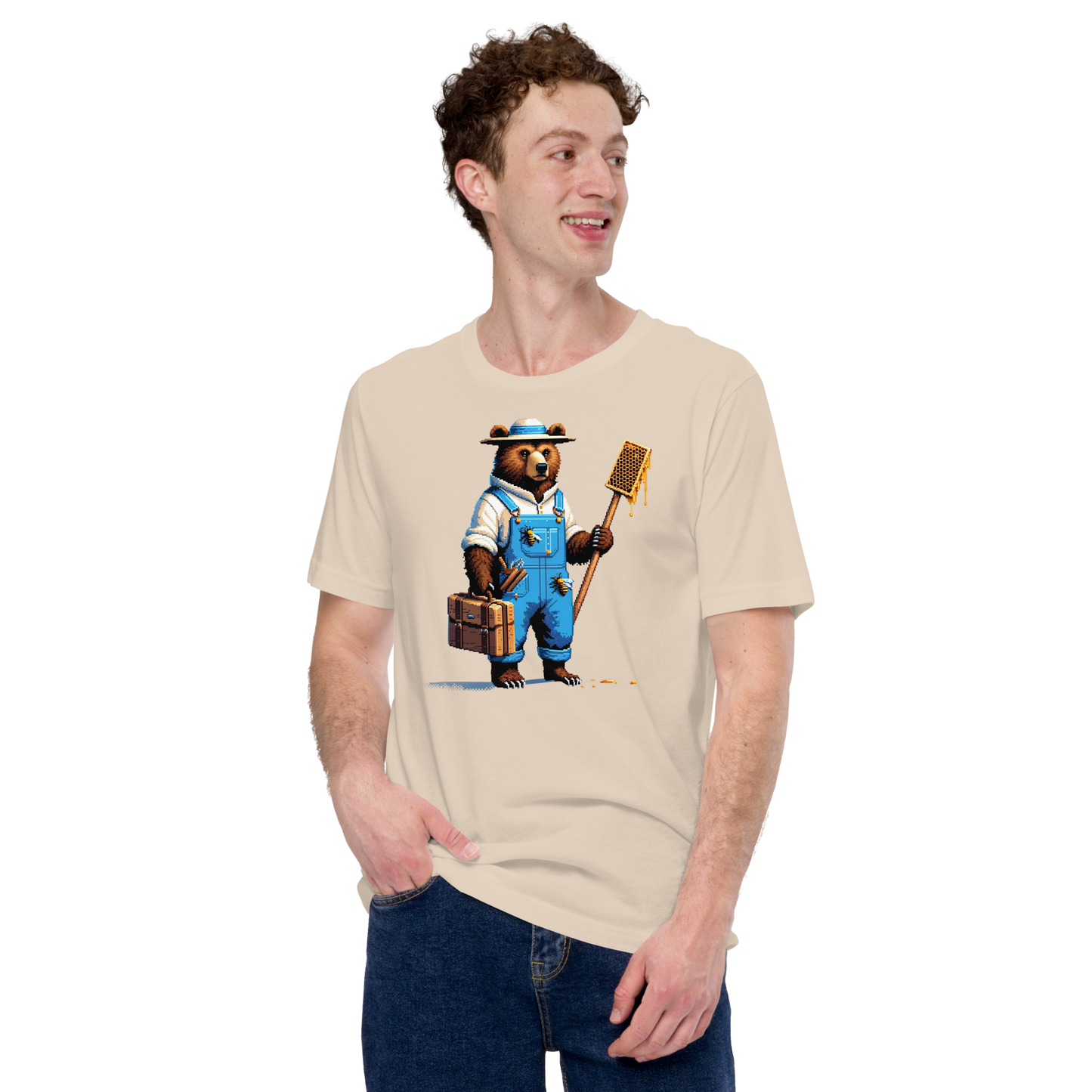 "Beekeeper Bear" Unisex Shirt