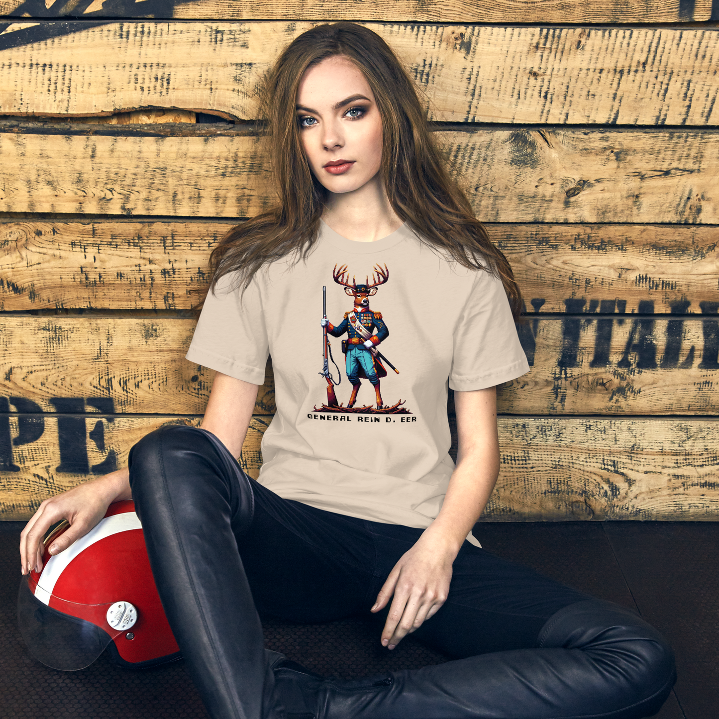 "General Rein D. Eer" Unisex Shirt w/ Text