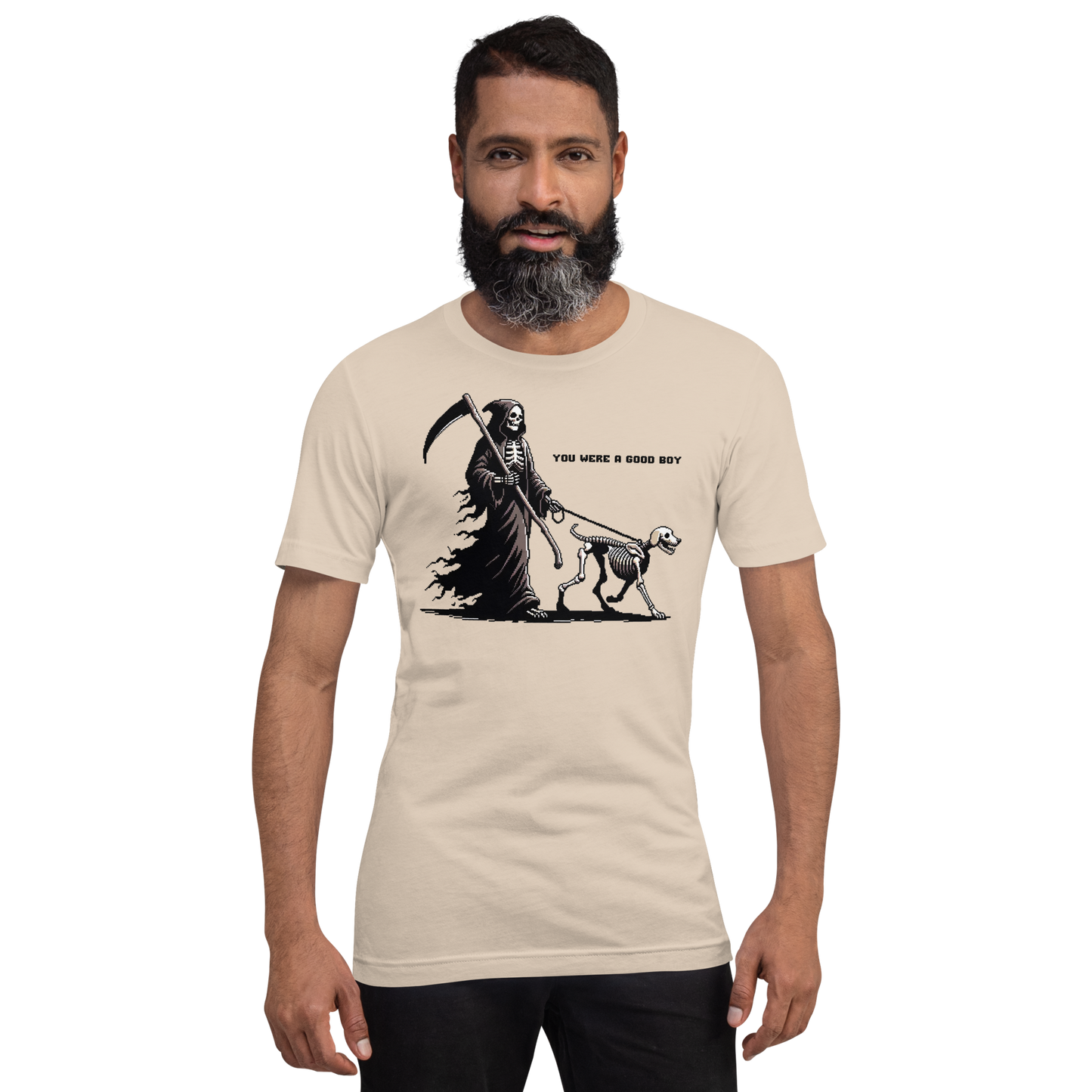 "Along Came Death" Unisex Shirt w/ Text