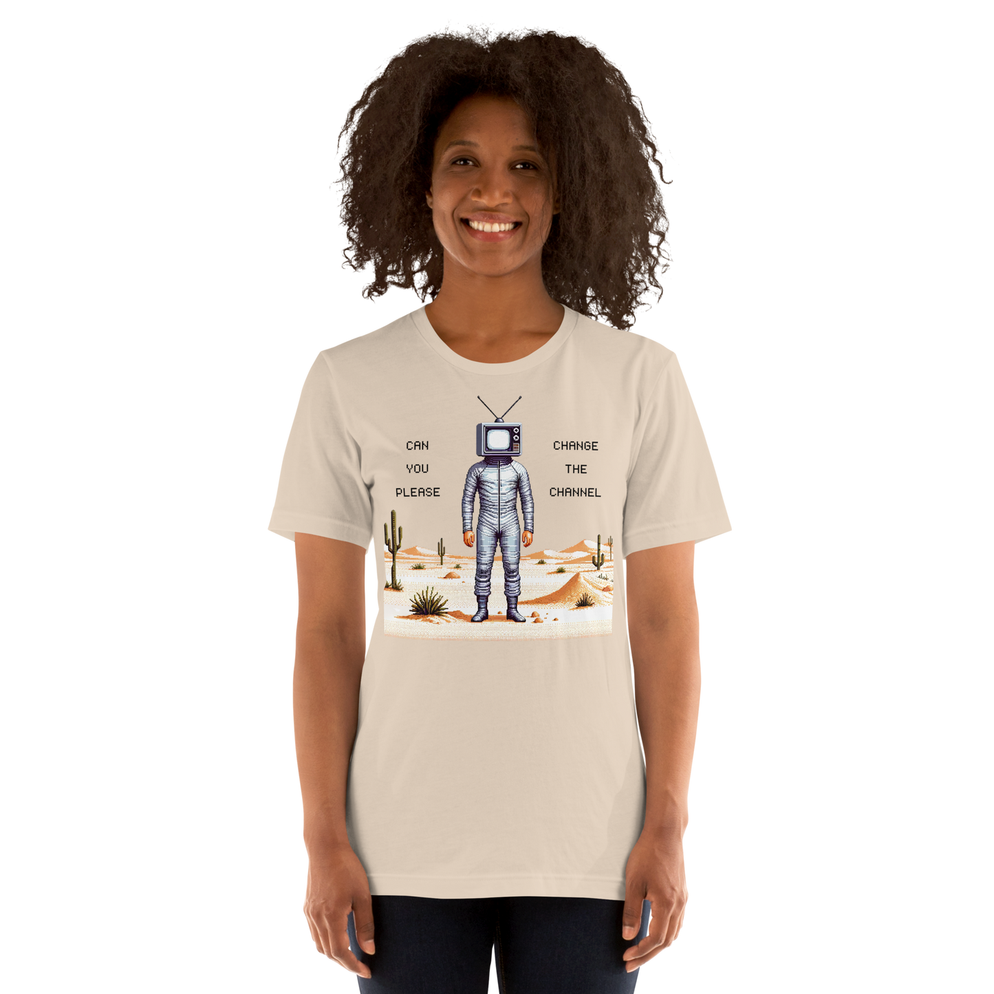 "TV Man" Unisex Shirt w/ Text