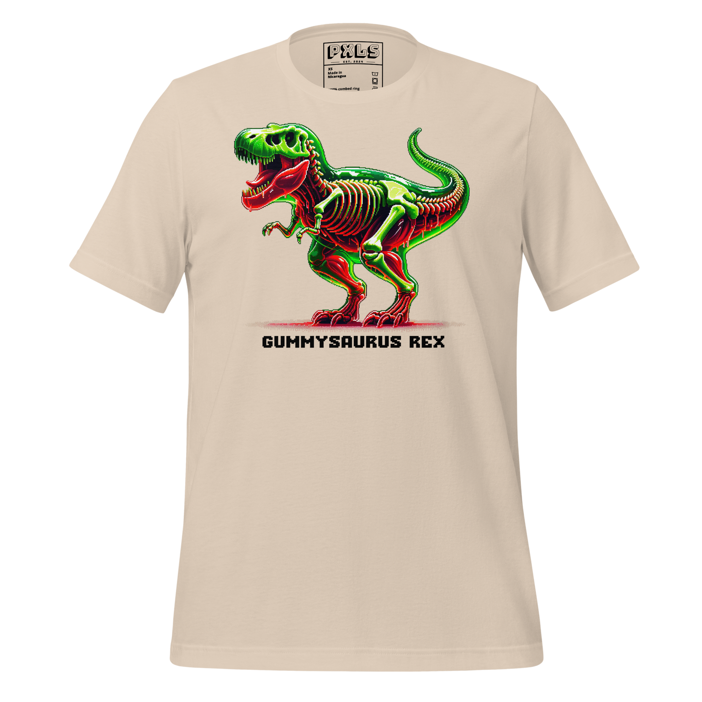 "Gummysaurus Rex" Unisex Shirt w/ Text