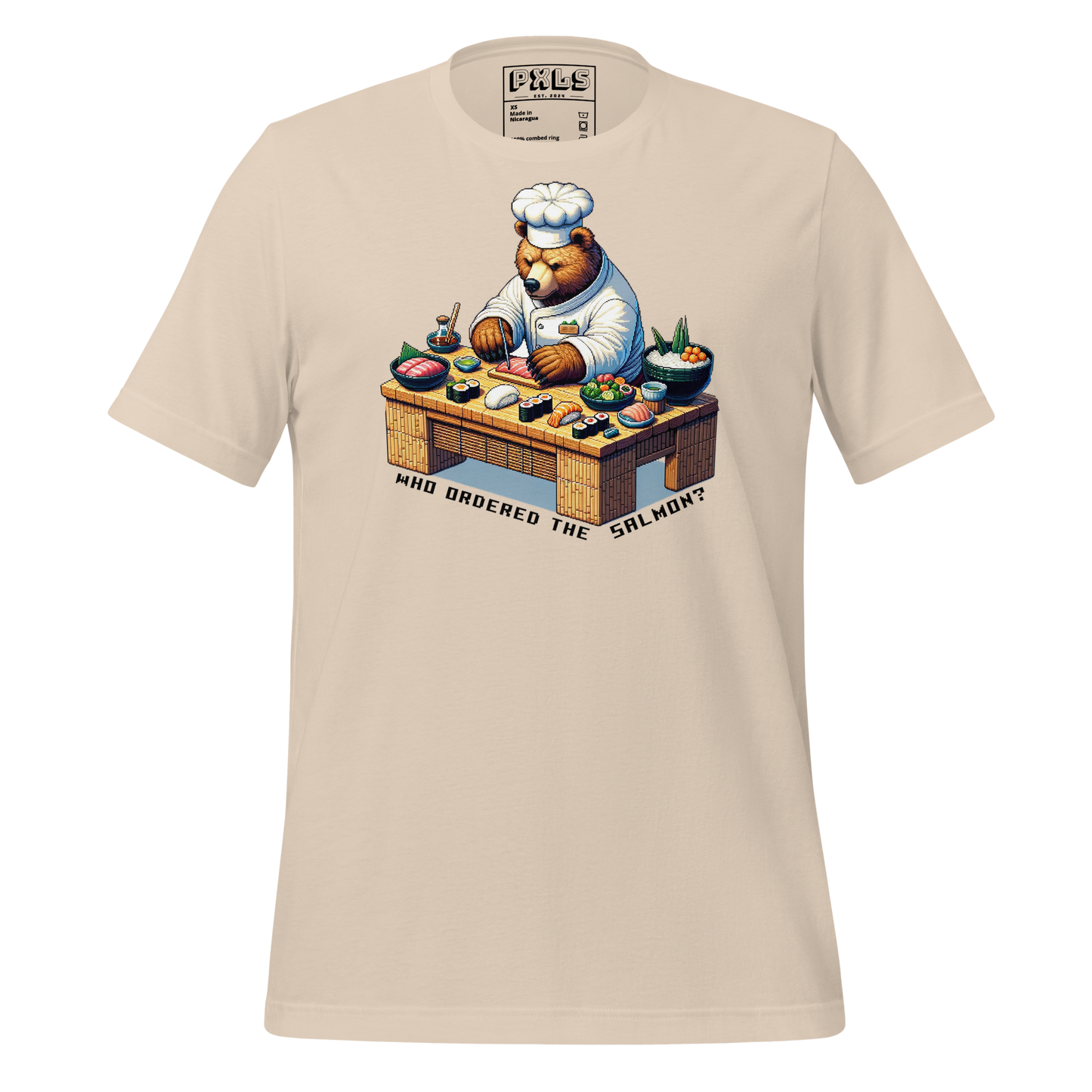 "Sushi Bear" Unisex Shirt w/ Text