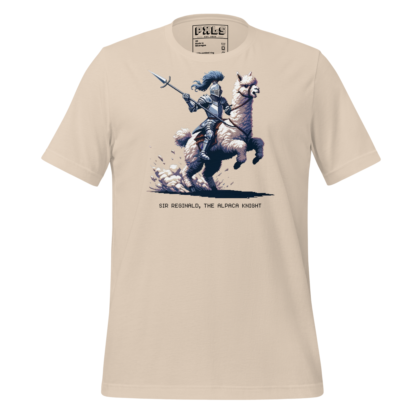 "Alpaca Knight" Unisex Shirt w/ Text