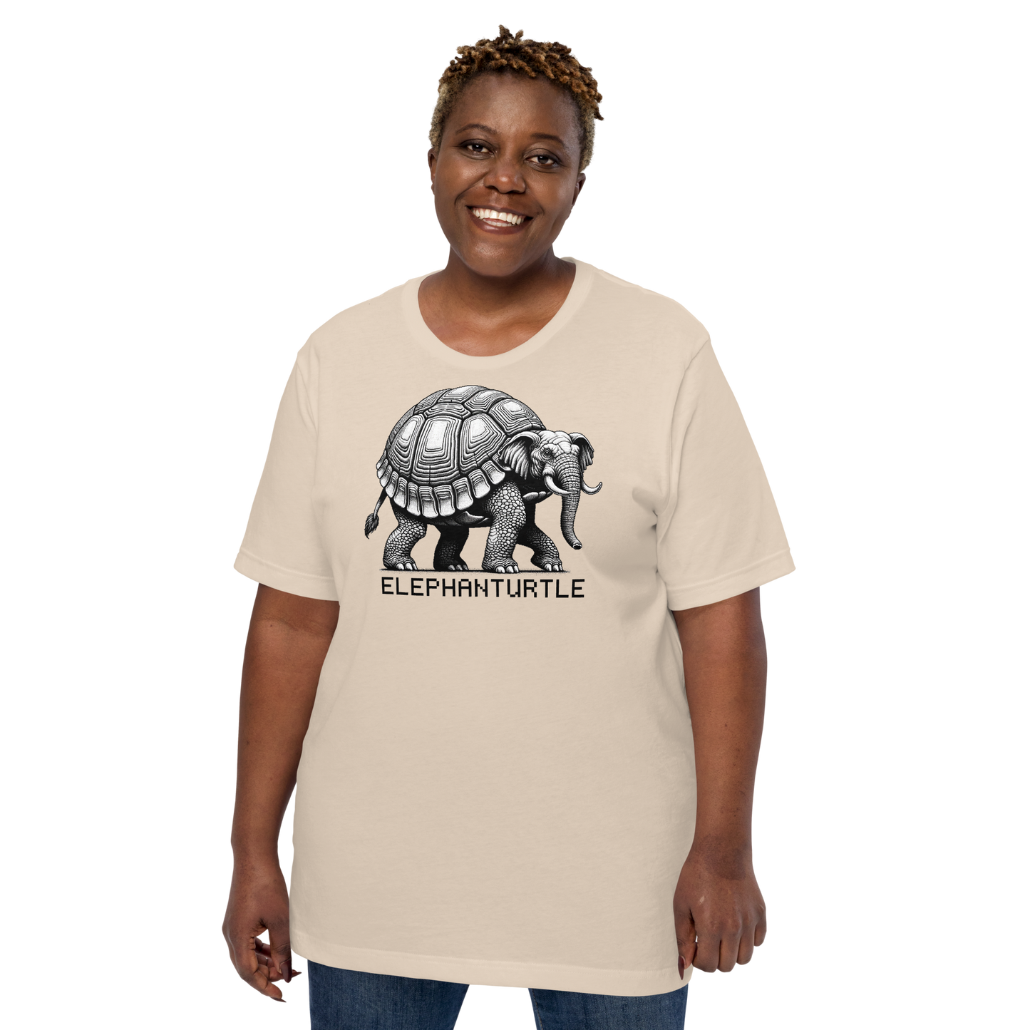 "Elephanturtle" Unisex Shirt w/ Text