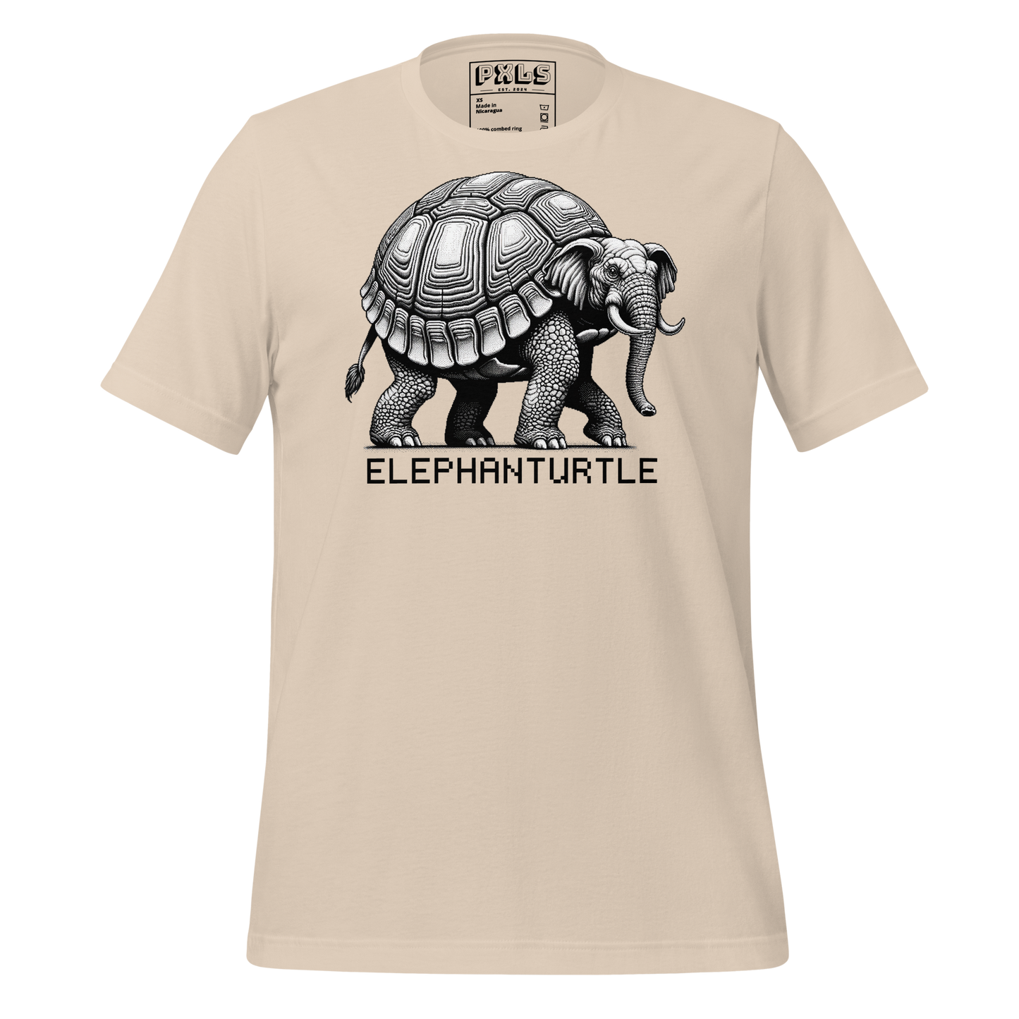 "Elephanturtle" Unisex Shirt w/ Text