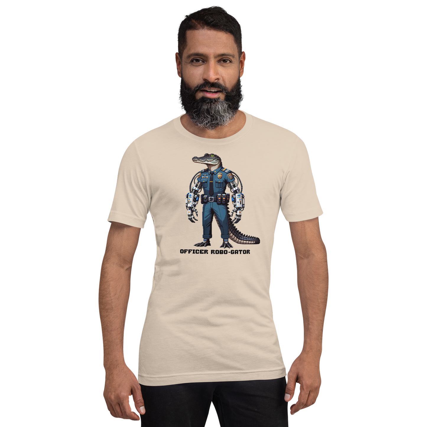 "Officer Robo-Gator" Unisex Shirt w/ Text