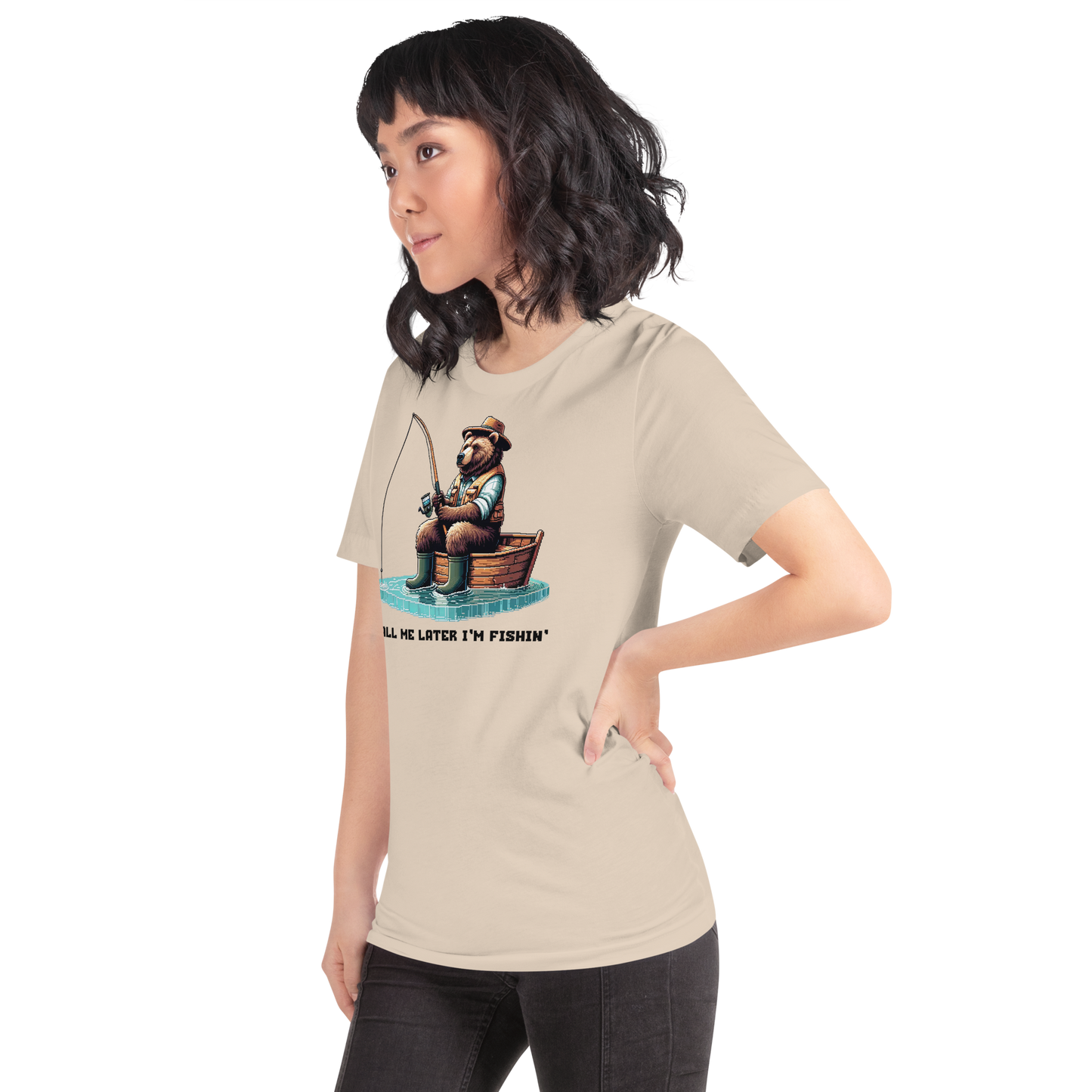 "Gone Fishin" Unisex Shirt w/ Text