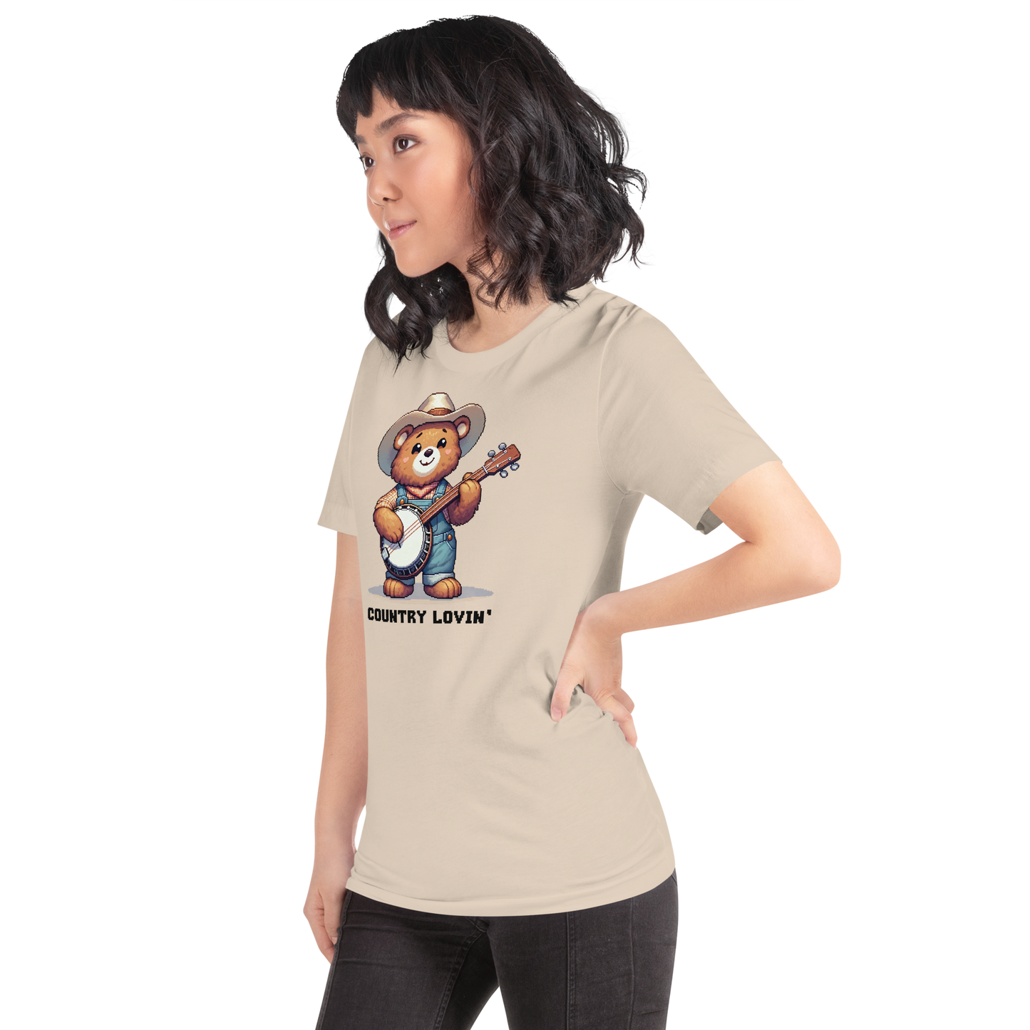 "Country Bear" Unisex Shirt w/ Text