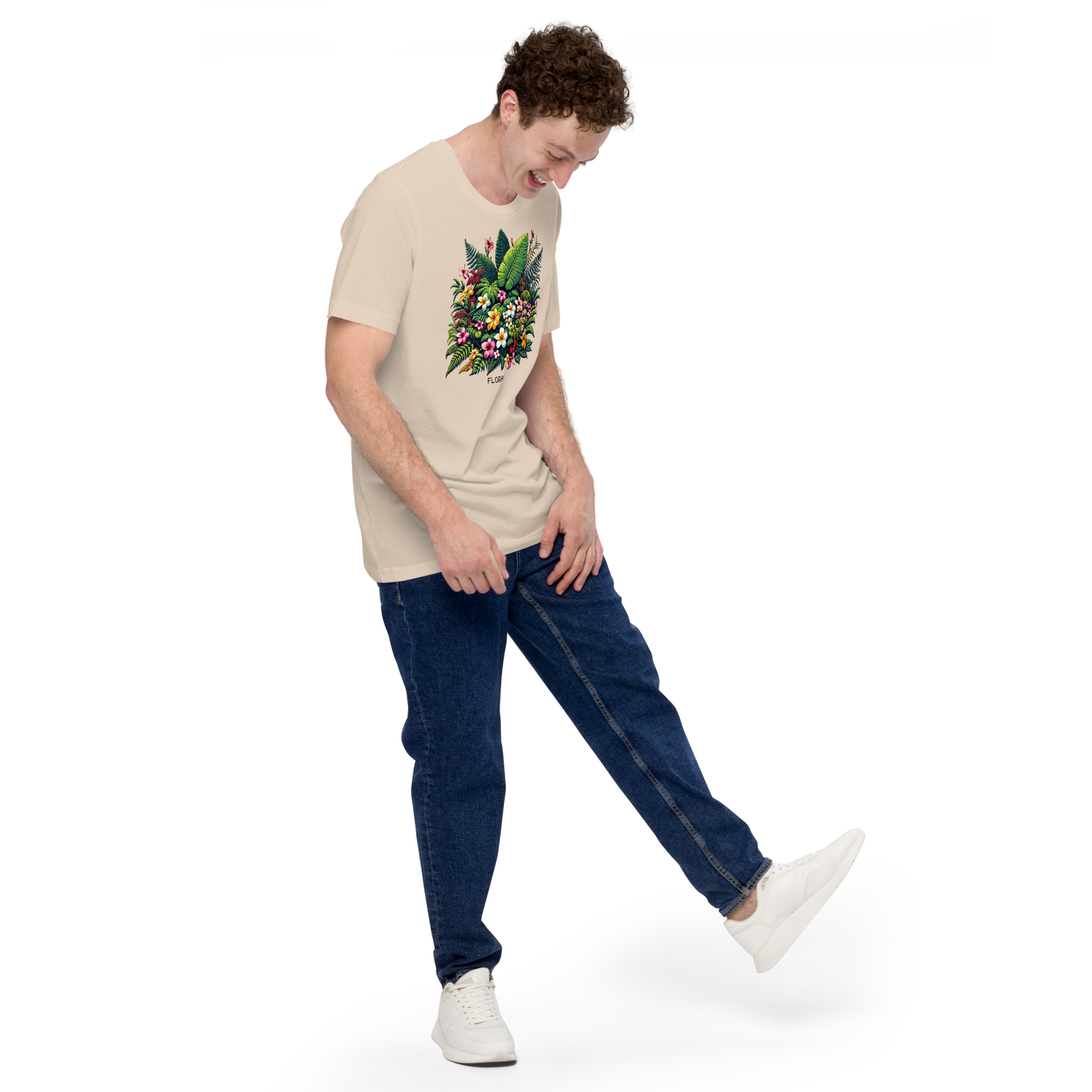"Floraloha" Unisex Shirt w/ Text