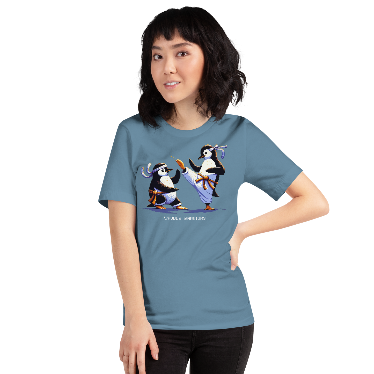 "Kung Fu Penguins" Unisex Shirt w/ Text