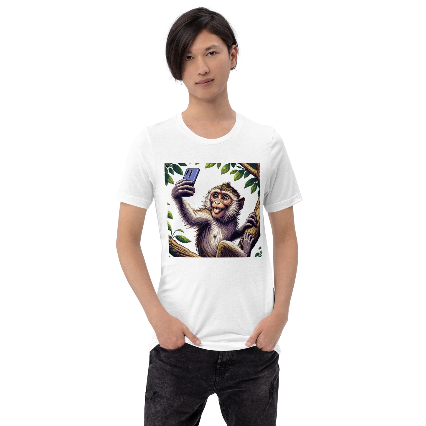 "Monkey Selfie" Unisex Shirt