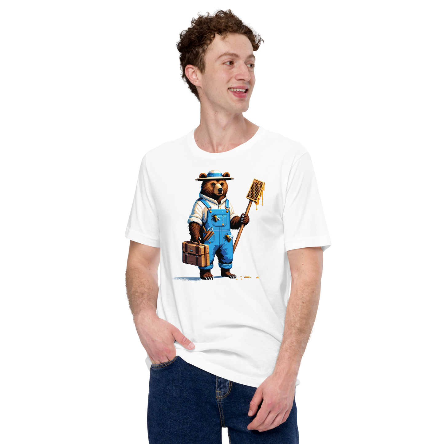 "Beekeeper Bear" Unisex Shirt